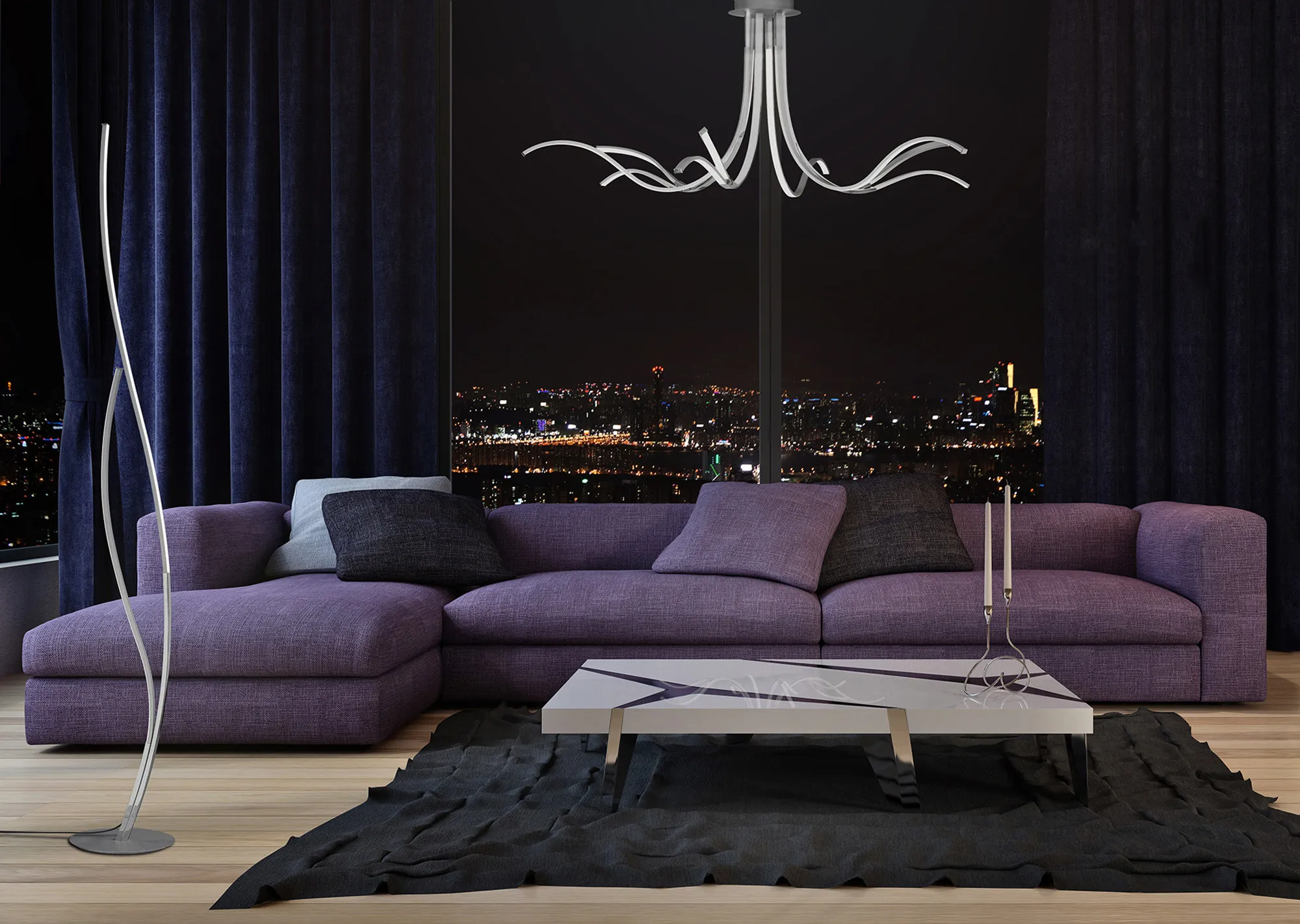 Corinto Ceiling Lights Mantra Multi Arm Fittings